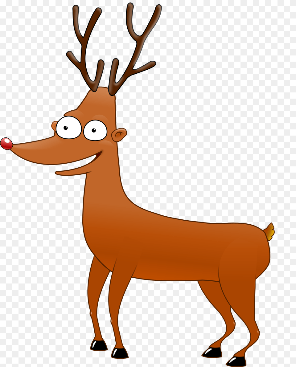 2 Reindeer Animal, Deer, Mammal, Wildlife Free Png Download