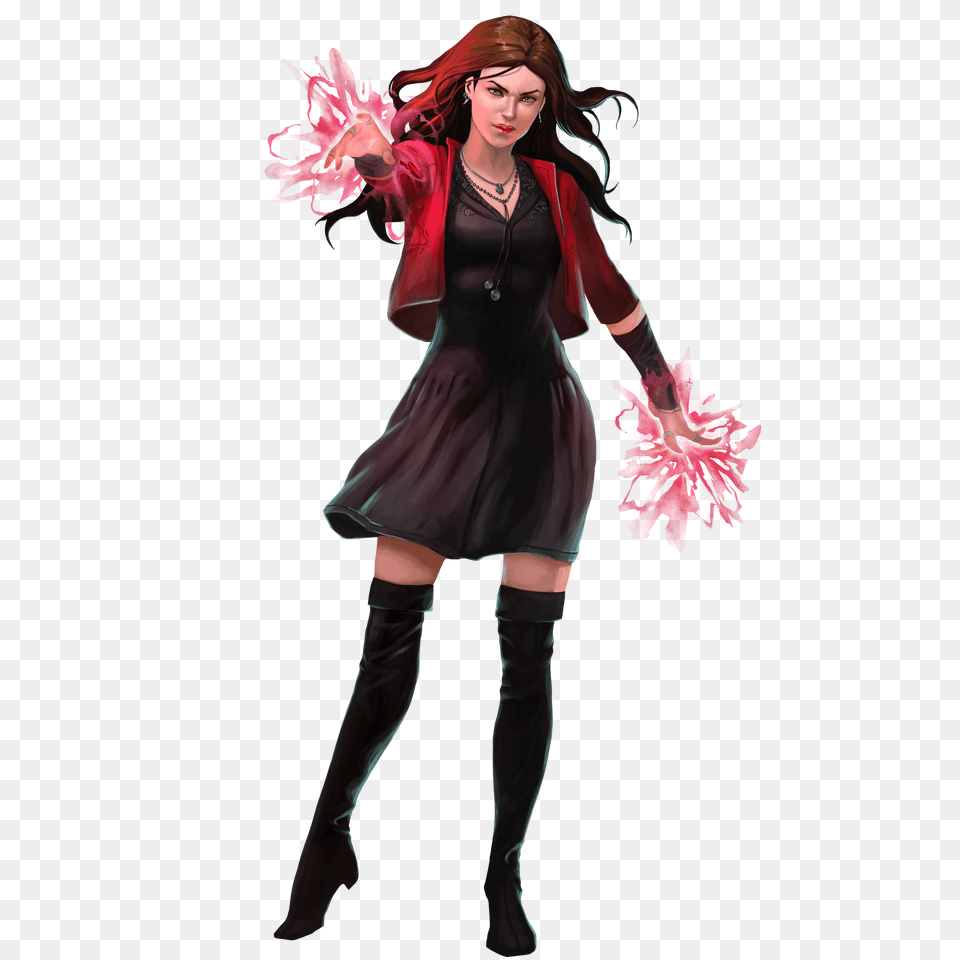 2 Scarlet Witch Clipart, Woman, Adult, Clothing, Person Free Png