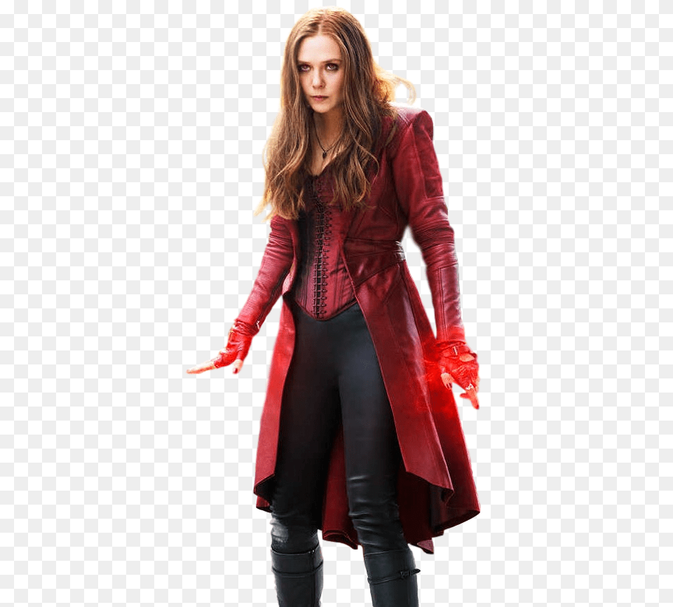 2 Scarlet Witch Free Download, Clothing, Coat, Jacket, Long Sleeve Png