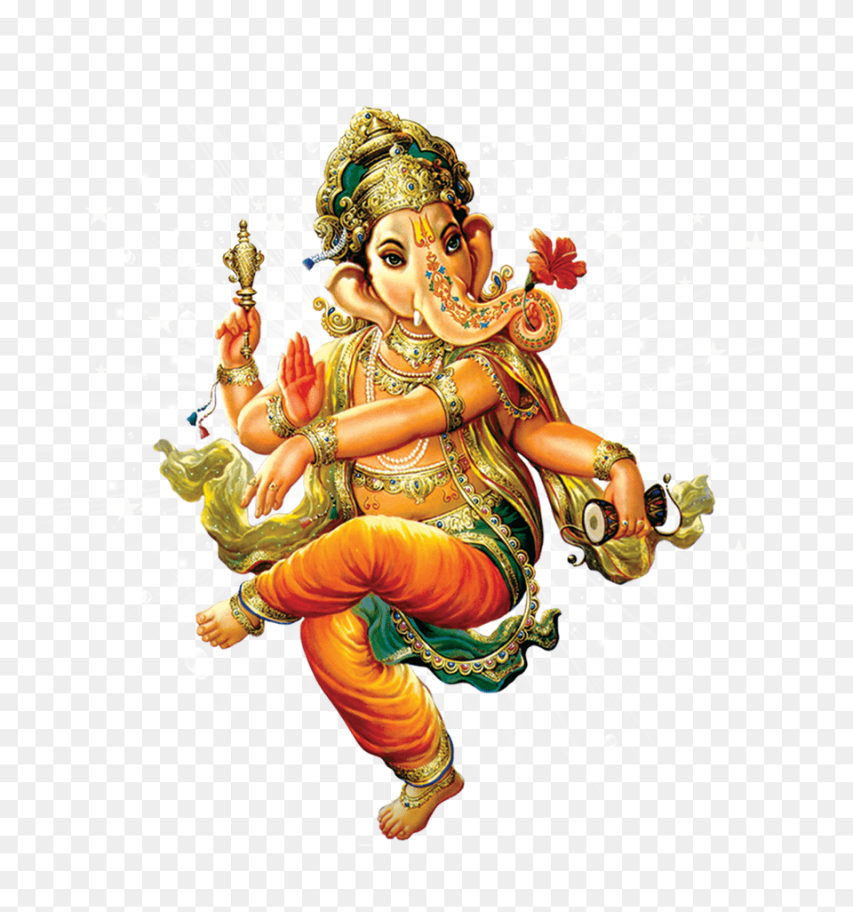 2 Sri Ganesh Picture, Adult, Bride, Female, Person Free Png Download