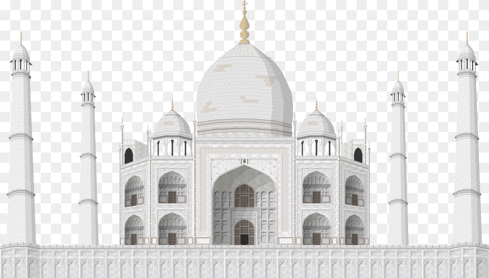 2 Taj Mahal Image, Architecture, Building, Dome, Tower Png