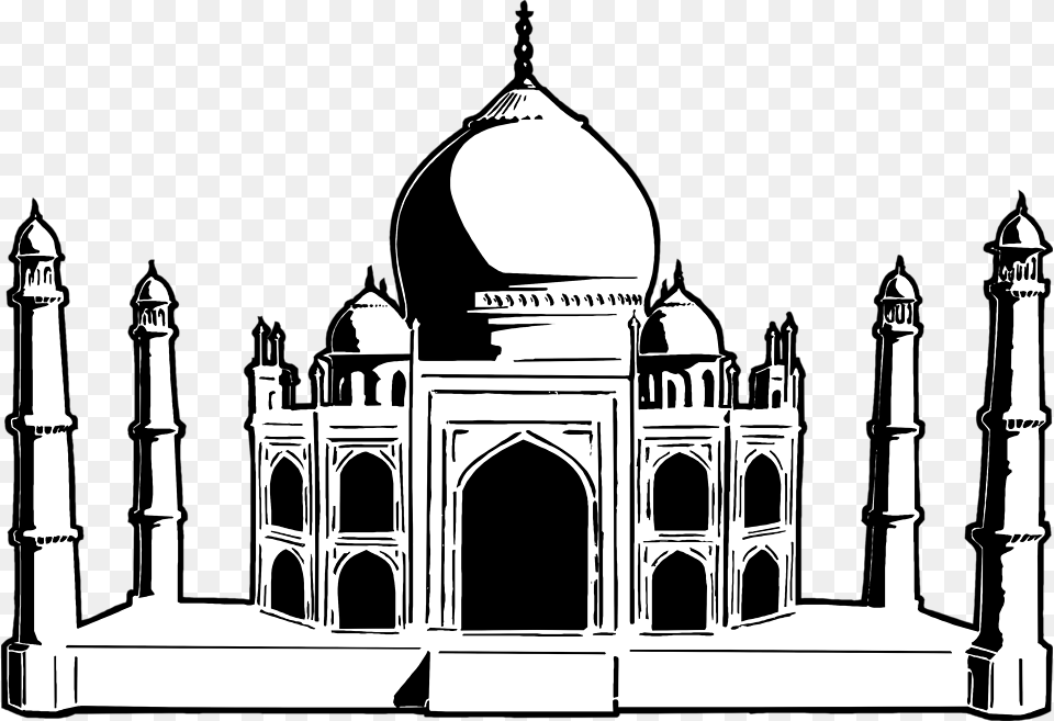 2 Taj Mahal Picture, Architecture, Building, Dome, Arch Png Image