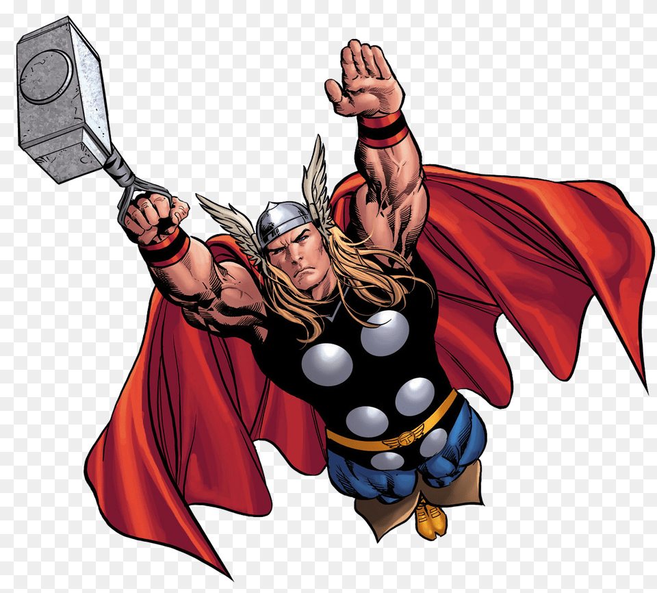 2 Thor Picture, Publication, Book, Comics, Person Free Png