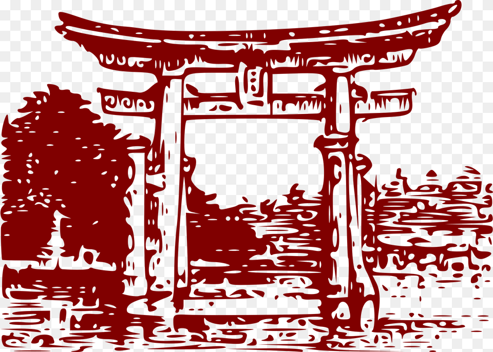 2 Torii Gate Clipart Free Png