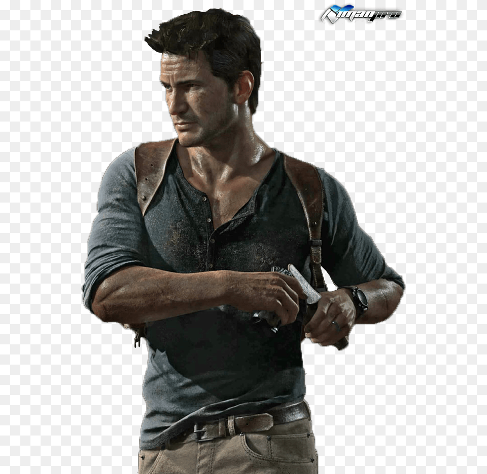 2 Uncharted Hd, Vest, Clothing, Adult, Person Free Png Download
