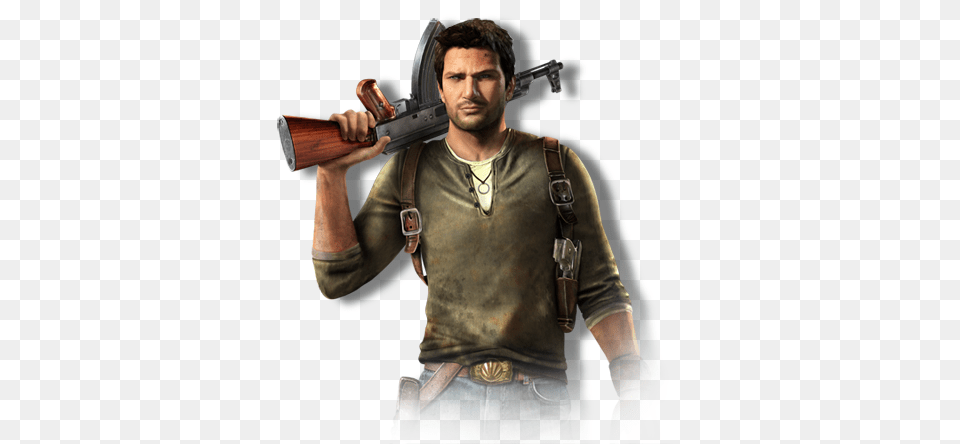 2 Uncharted Transparent, Weapon, Rifle, Firearm, Gun Png