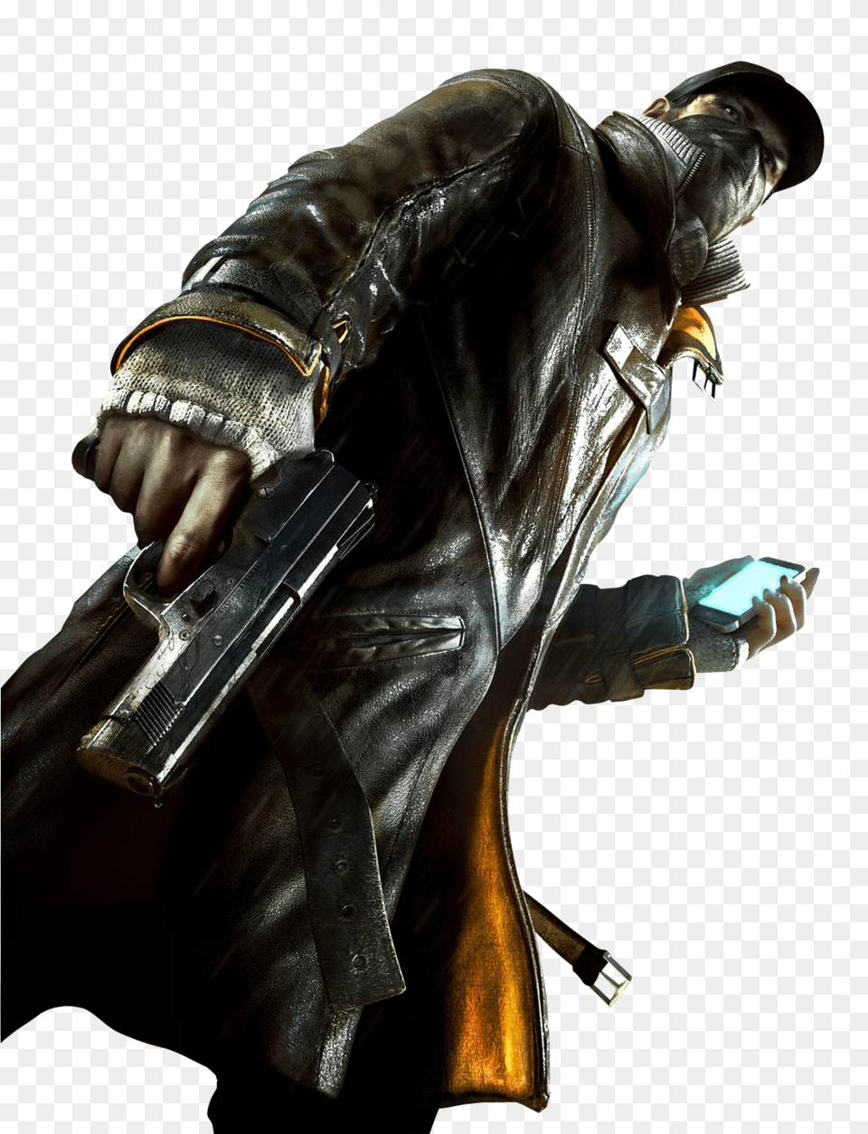 2 Watch Dogs, Clothing, Jacket, Weapon, Firearm Free Png