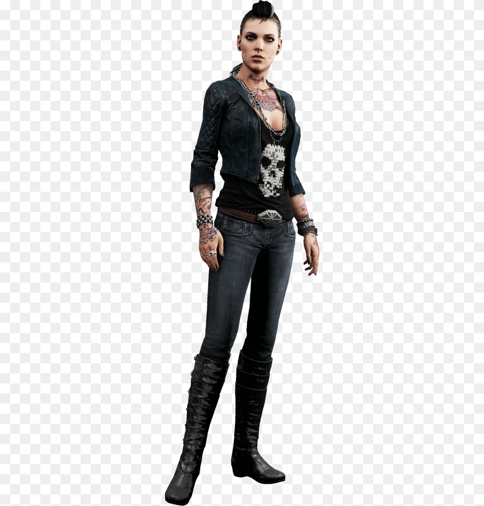 2 Watch Dogs Image, Tattoo, Sleeve, Skin, Person Free Png