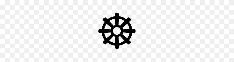 2 Wheel Of Dharma Download, Gray Free Transparent Png