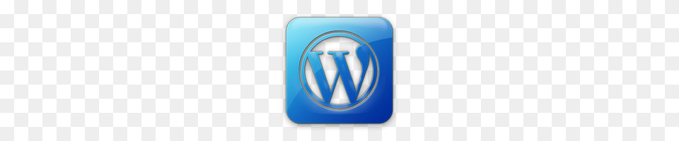 2 Wordpress Logo Picture Thumb, Emblem, Symbol, Disk Free Png