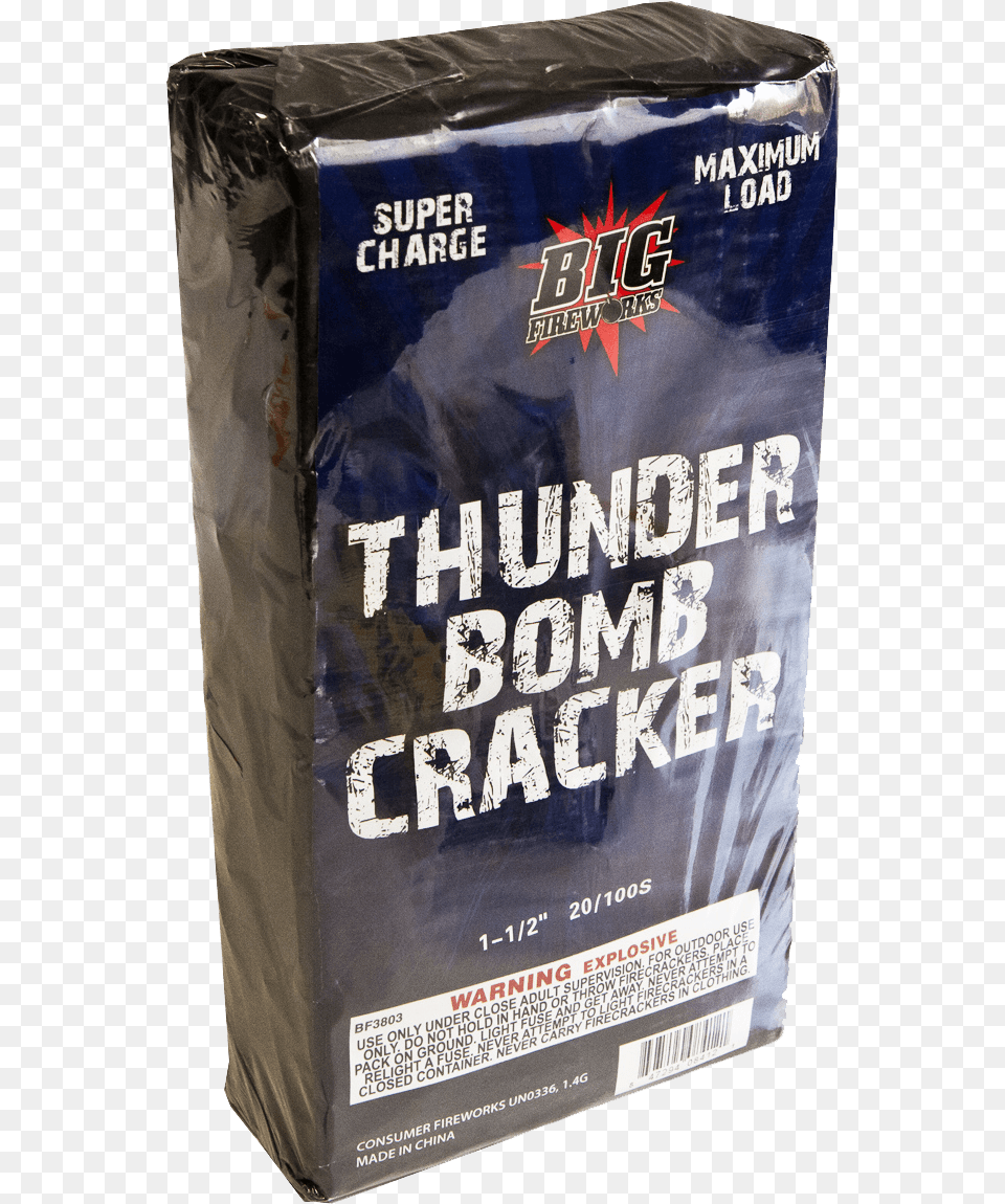 20 100 Thunder Bomb Crackers Full Brick Box, Cardboard, Carton Free Png