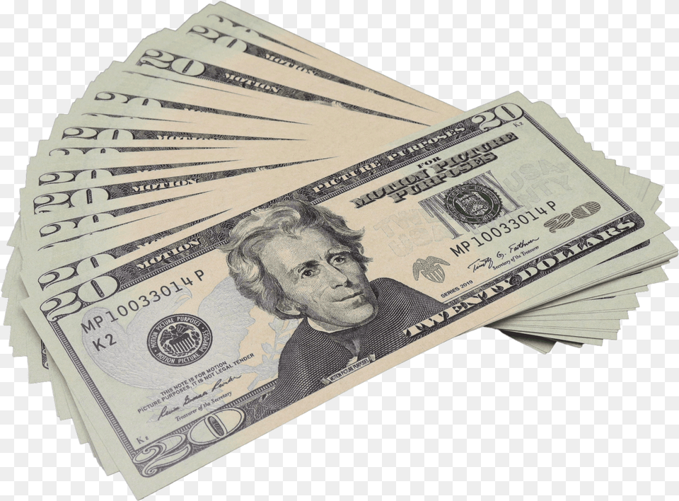 20 Dollar Bill, Money, Adult, Male, Man Png Image