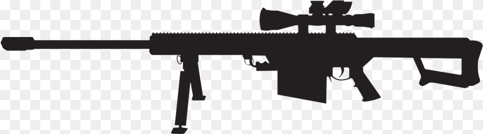 20 Inch Black, Firearm, Gun, Rifle, Weapon Free Transparent Png