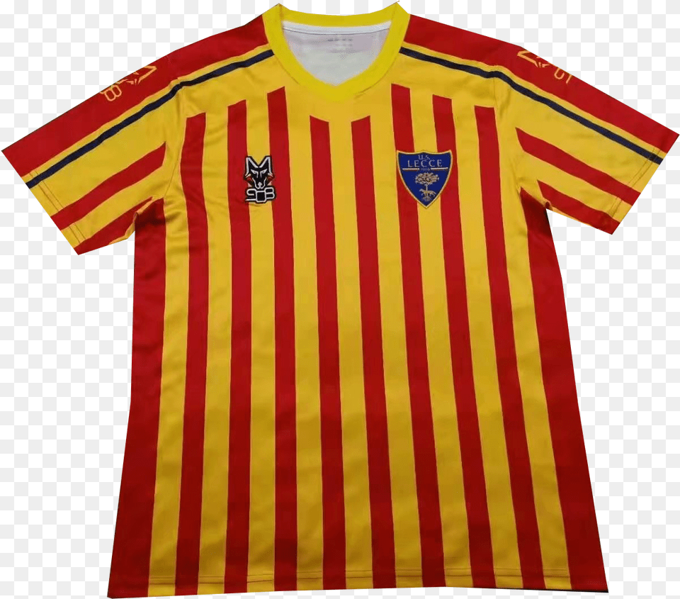 20 Lecce Home Soccer Jersey Lecce Jersey Xl, Clothing, Shirt, T-shirt Free Png