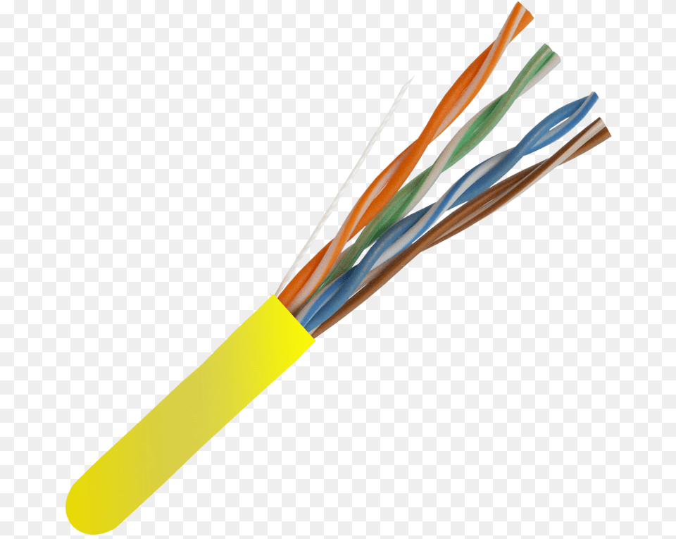 200 P Yl Cat6 Plenum Cable 1000 Ft White, Wire, Blade, Dagger, Knife Free Png Download