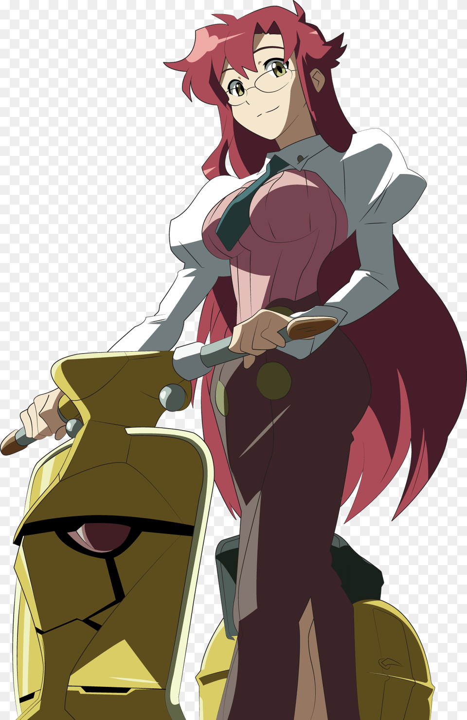 2000 Gurren Lagan Yoko Gurren Lagann Evil Nia, Book, Comics, Publication, Adult Free Png Download