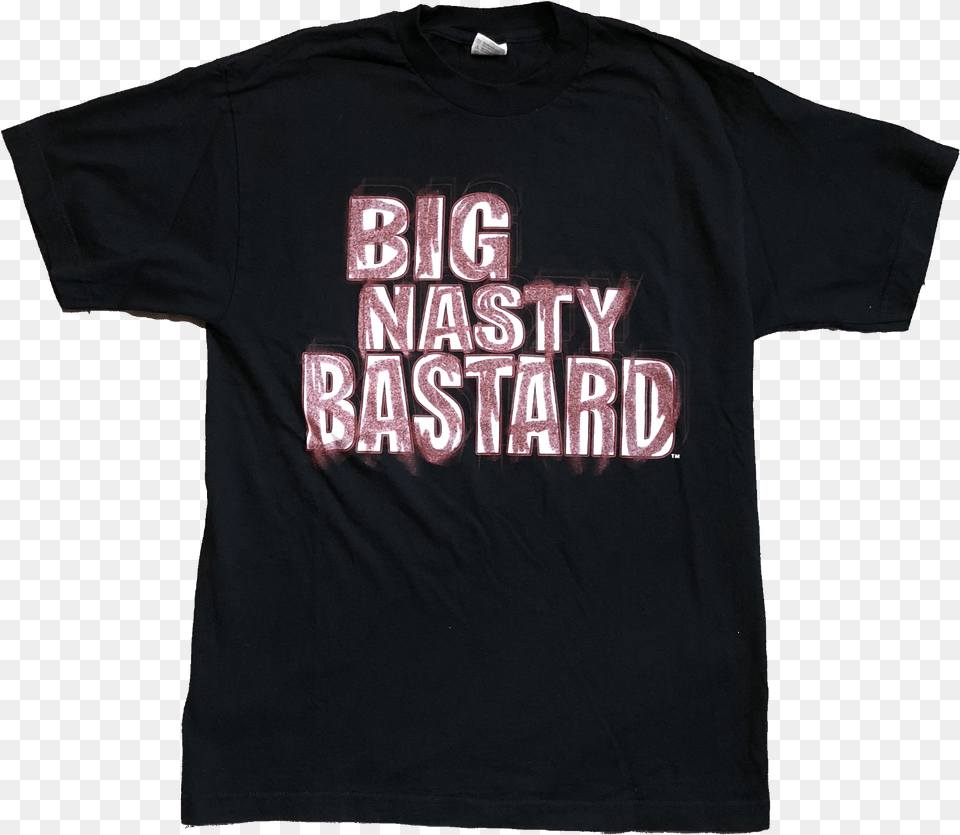 2000 Wwf Big Show Quotbig Nasty Bastardquot Shirt Black Size Active Shirt, Clothing, T-shirt Png Image