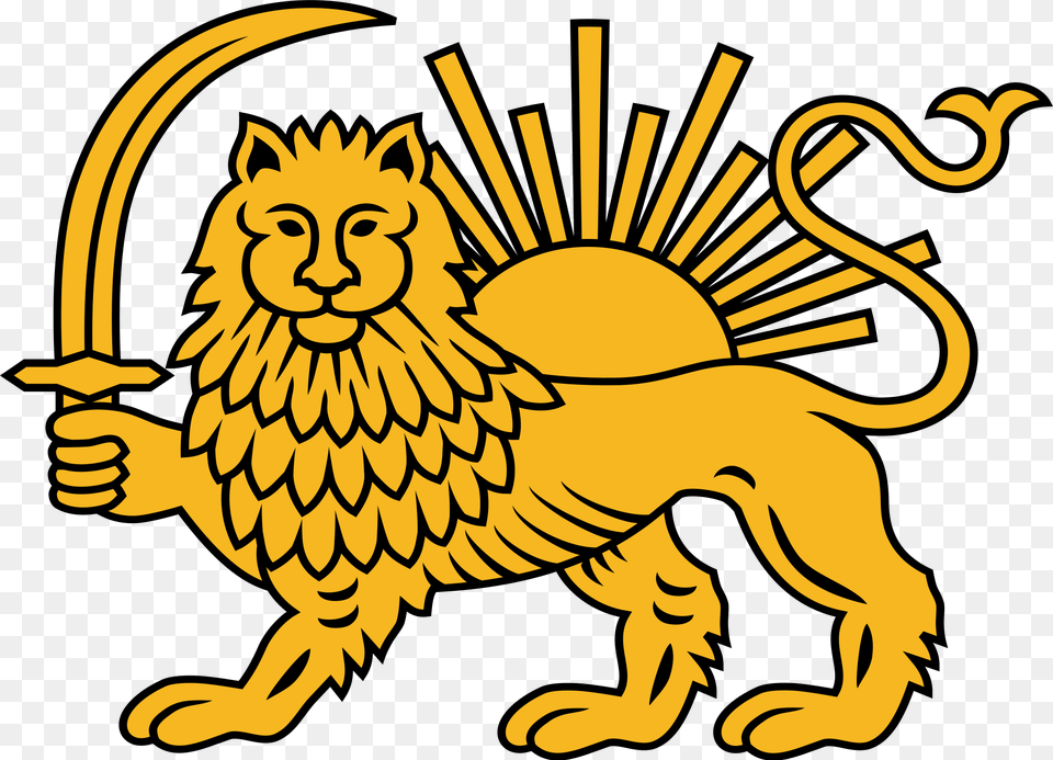 2000 X 1444 4 Iran Flag Lion Vector, Animal, Mammal, Wildlife Free Transparent Png