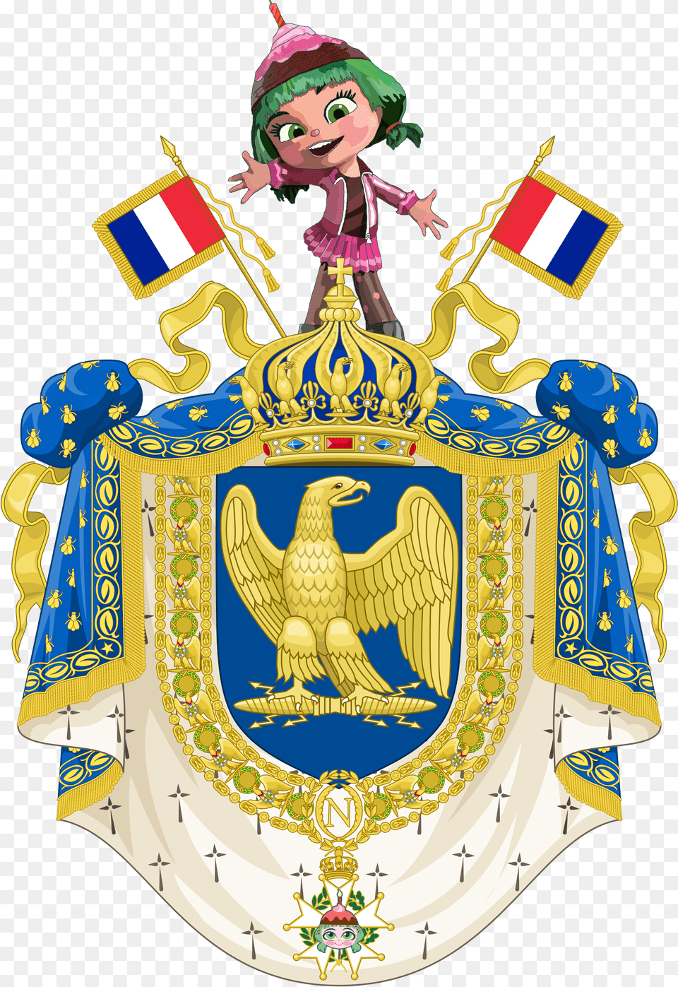 2000 X 2910 10 French Empire Coat Of Arms, Baby, Person, Face, Head Free Transparent Png