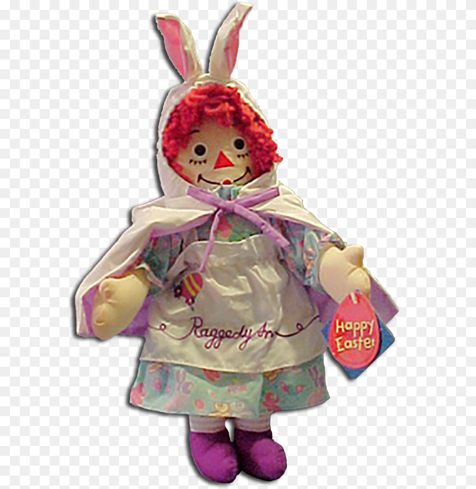 2001 Easter Raggedy Ann With Cape And Bunny Hood, Doll, Toy, Clothing, Coat Free Transparent Png