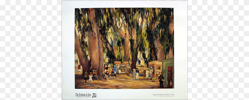 2002 Festival Of Arts Poster Sabal Palmetto, Art, Painting, Plant, Tree Free Png
