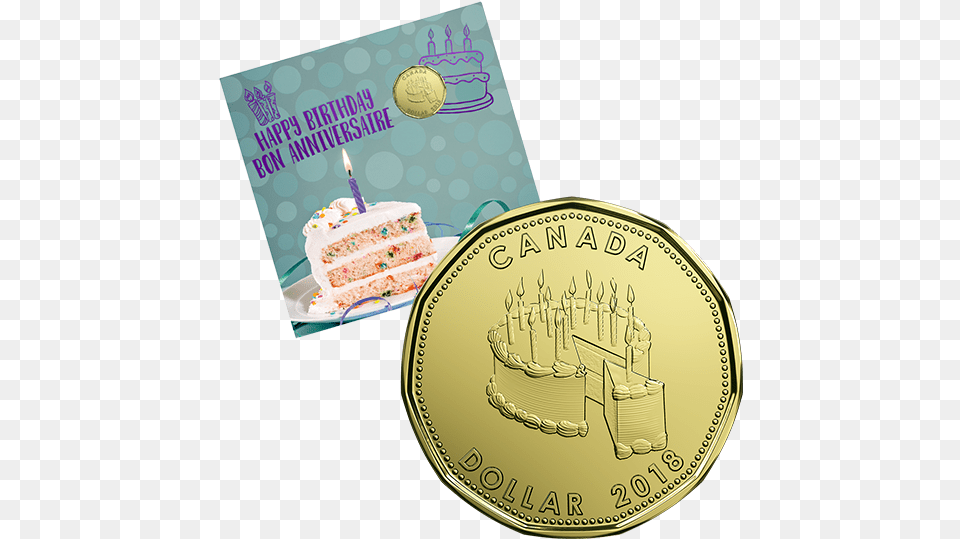 2003 Canada Baby Coin Collection, Birthday Cake, Cake, Cream, Dessert Free Png Download