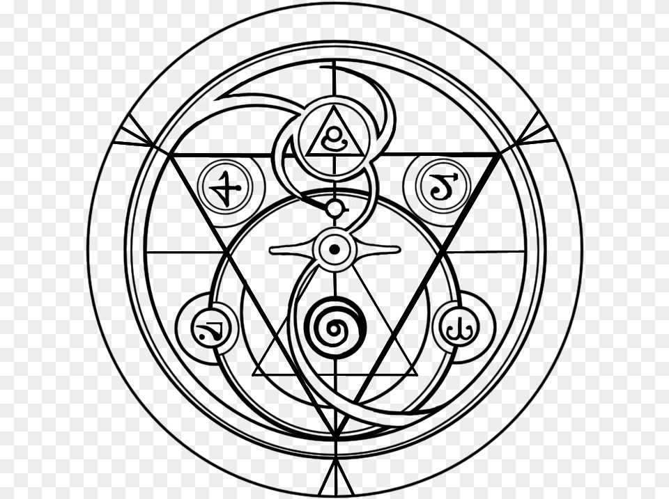 2003 Circle By Renasci Anima Witchcraft Magick Wicca Black Magic Immortal Symbol, Gray Png Image