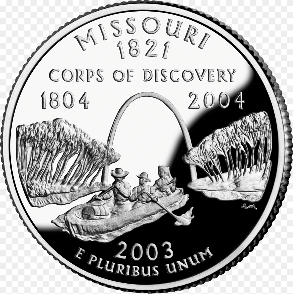 2003 Mo Proof Missouri State Quarter, Coin, Money, Adult, Male Png