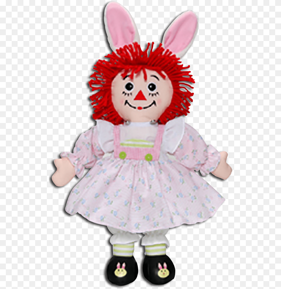 2004 Easter Raggedy Ann Rag Doll Bunny Ears Are Removeable Raggedy Ann, Toy Free Png Download