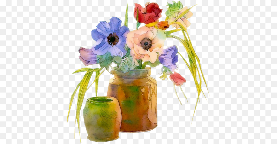 Mason Jar, Potted Plant, Flower, Flower Arrangement, Plant Png