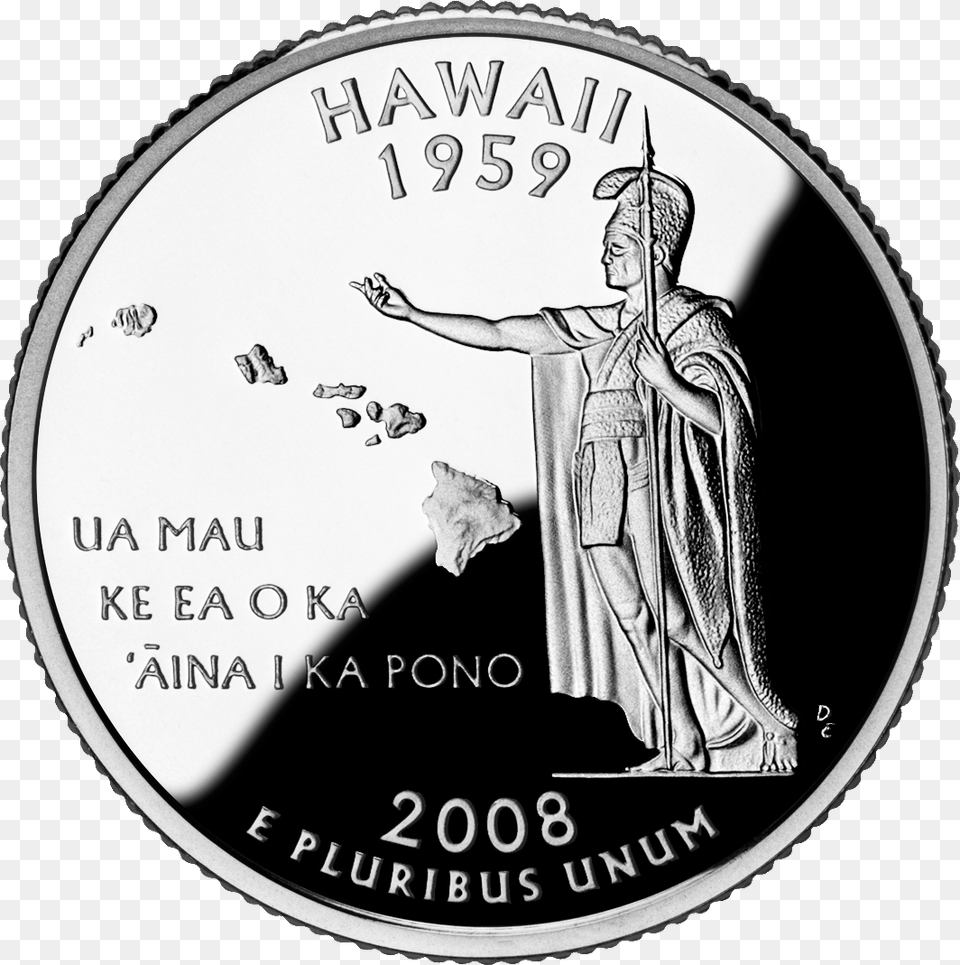 2008 Hi Proof Hawaii State Quarter, Adult, Female, Person, Woman Free Png
