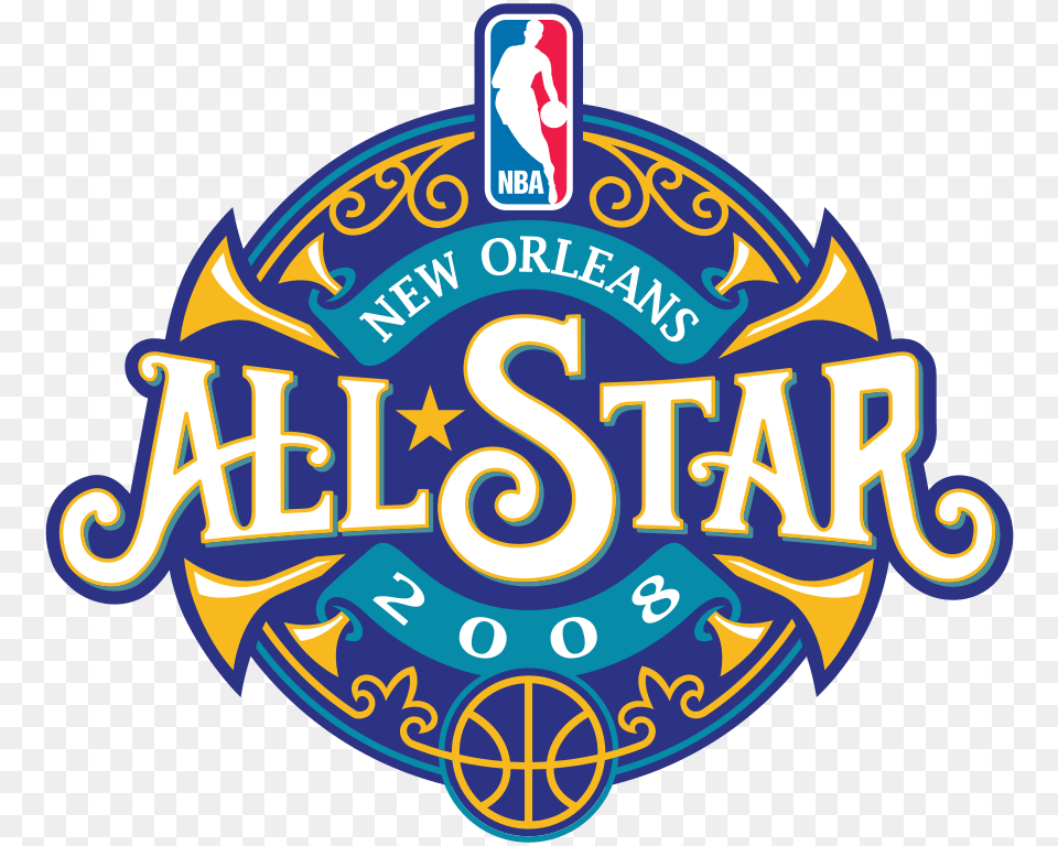 2008 Nba All Star Logo 2017 Nba All Star Game Logo, Badge, Symbol, Person Png