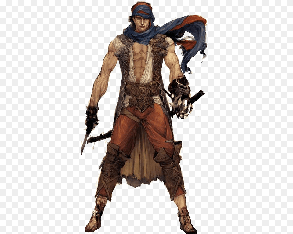 2008 Prince Full Body Render Prince Of Persia Character Design, Clothing, Costume, Person, Adult Png