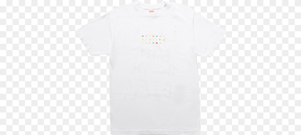 2009 Supreme X Damien Hirst Box Logo T Shirt Active Shirt, Clothing, T-shirt Free Png