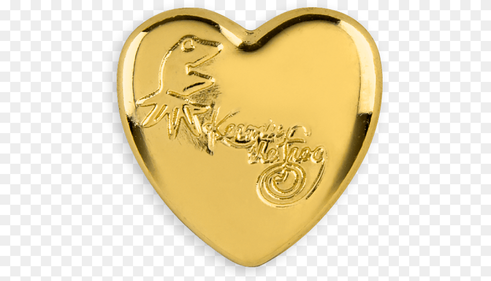 2010 Variety Gold Heart Pins Kermit, Guitar, Musical Instrument Free Transparent Png