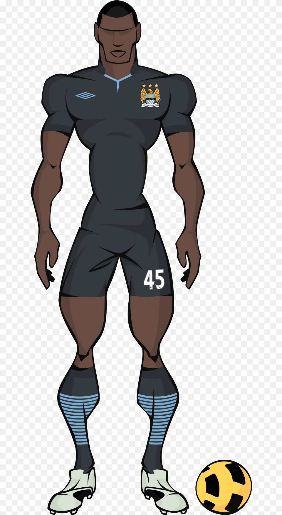 2011 Away Kit Man City, Adult, Male, Person, Clothing Png Image