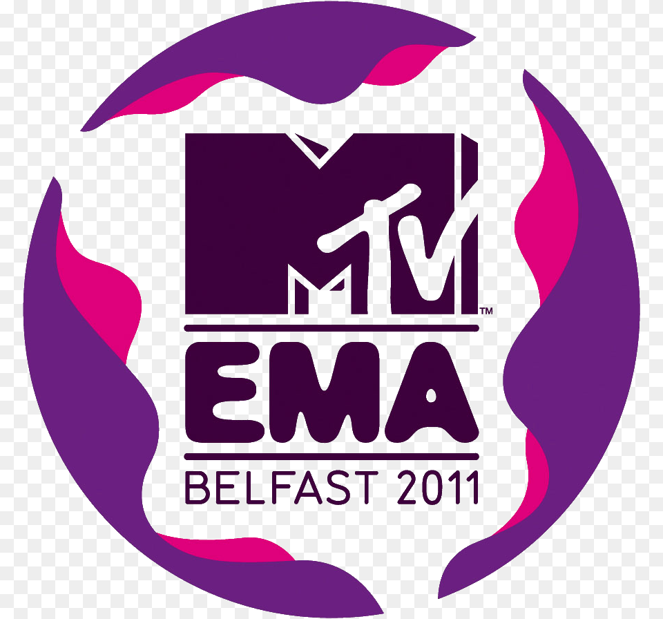 2011 Mtv Europe Music Awards 2011, Logo, Purple, Food, Ketchup Free Png Download