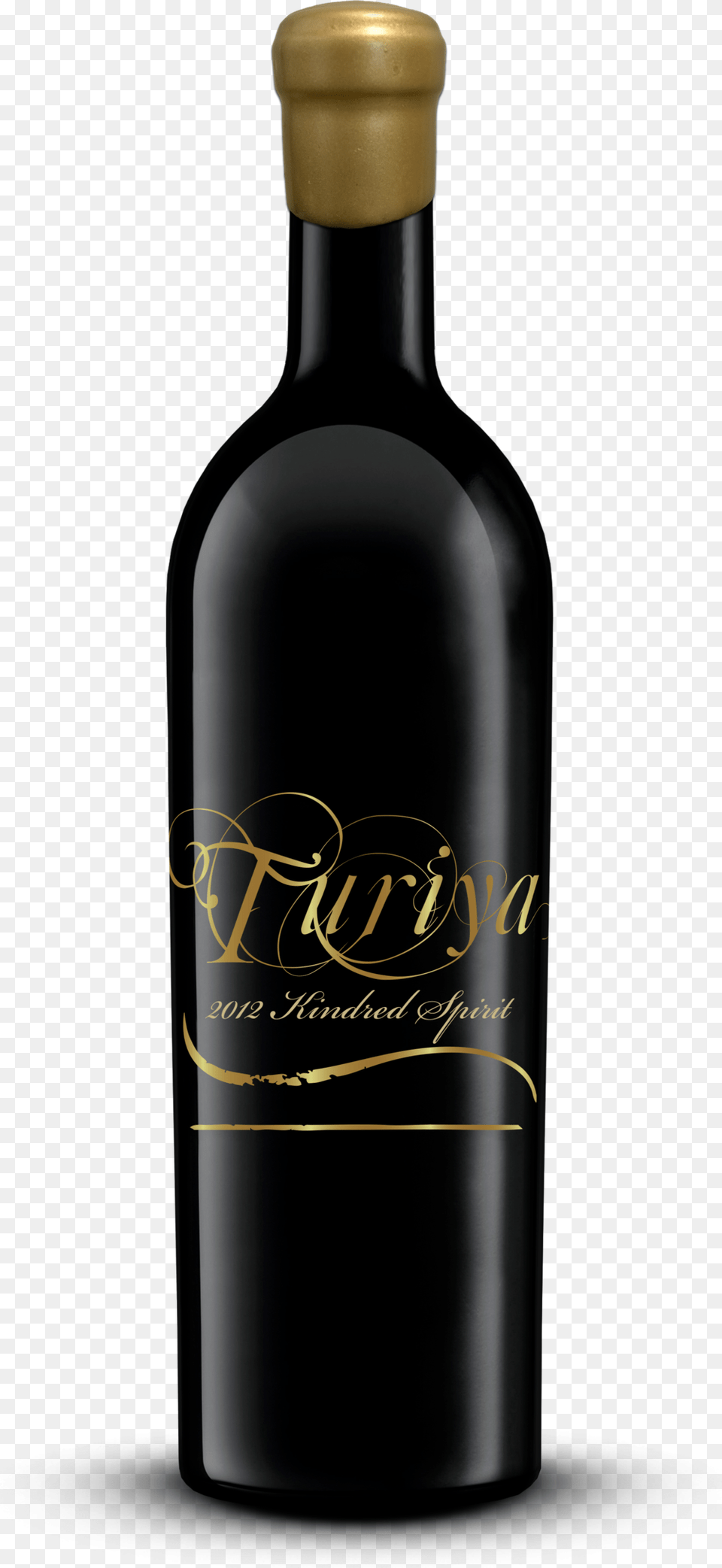 2012 Kindred Spirit Turiya Wines, Alcohol, Wine, Liquor, Bottle Free Transparent Png