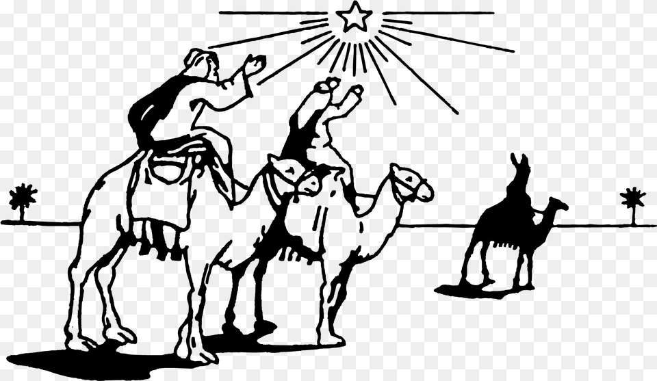 2012 Lottery Book The Three Wise Men, Gray Free Png
