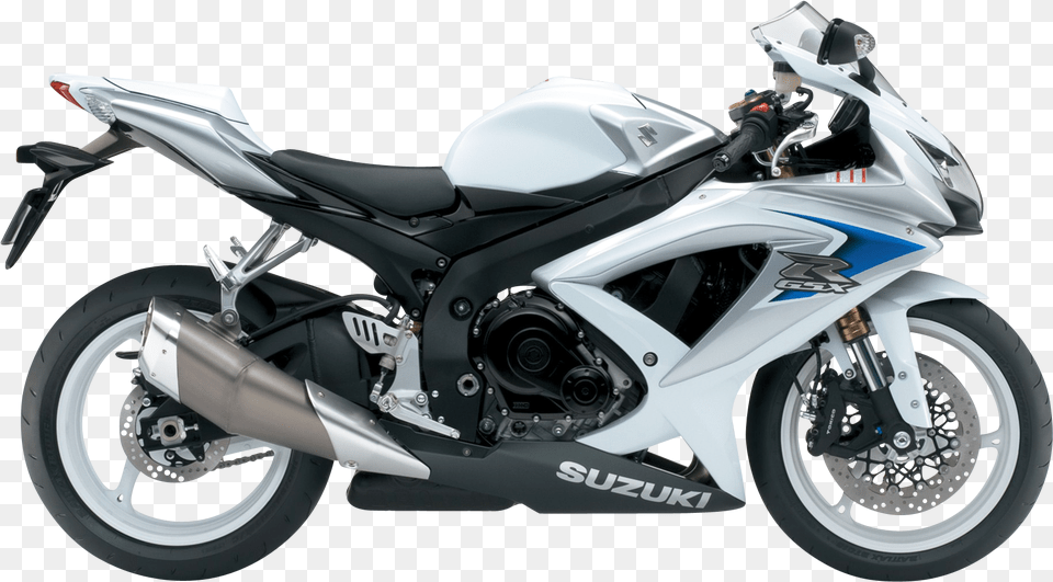 2013 Gsxr 600 White, Machine, Spoke, Motorcycle, Transportation Free Png Download