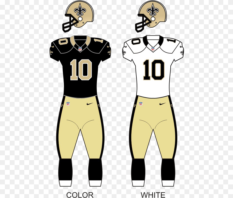 2013 New Orleans Saints Season Wikipedia New Orleans Saints Jersey, Helmet, American Football, Football, Person Free Png