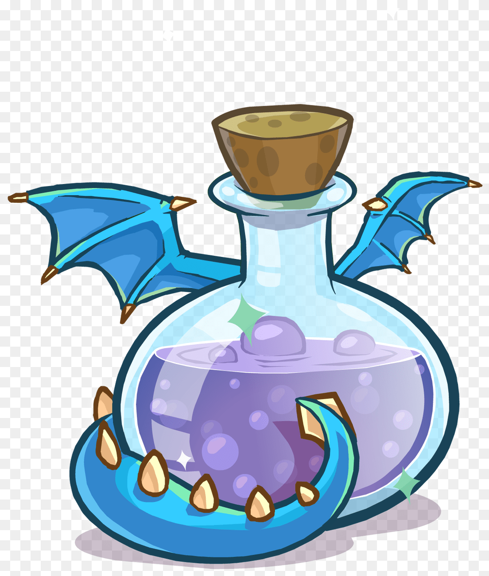 2013 Potions Blue Puffle Dragon Dragon Potions, Pottery, Jar, Beverage, Coffee Png