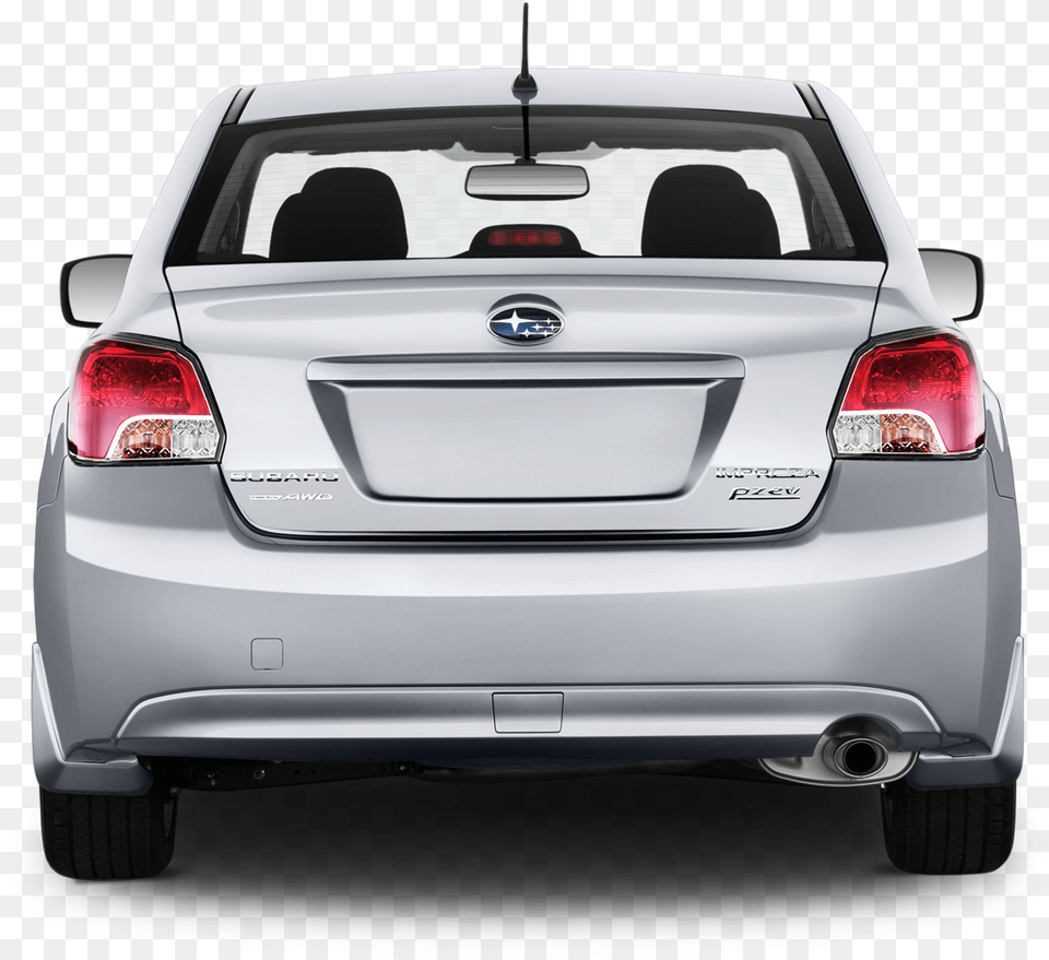2013 Subaru Impreza Rear Clip Art Library Car Elevation, Bumper, Vehicle, Transportation, Sedan Png Image