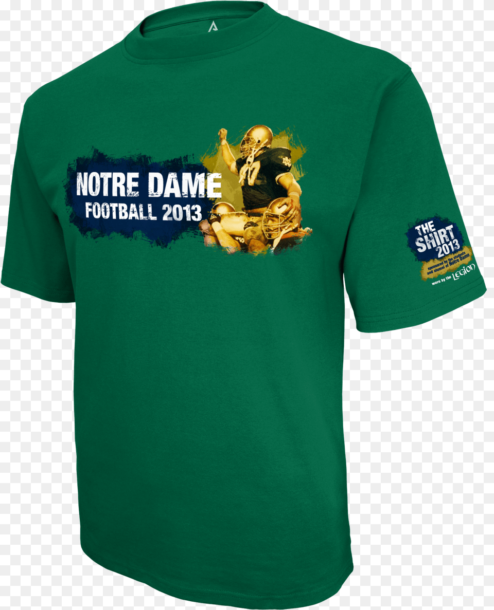 2013 The Shirt University Of Notre Dame Unisex, Clothing, T-shirt, Adult, Male Png