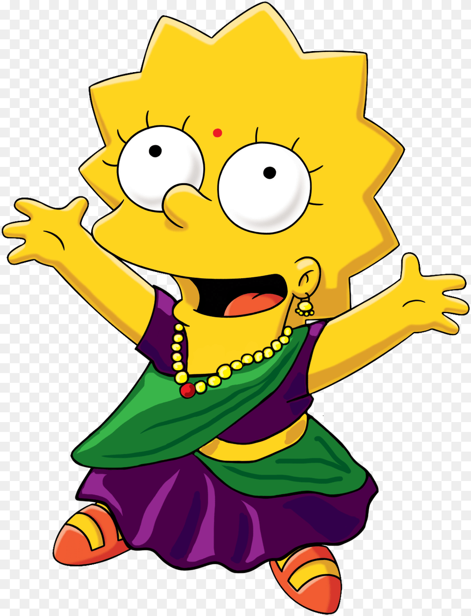 2014 04 01 Lisasimpson Hinduism Simpsons, Dancing, Leisure Activities, Person, Nature Free Png
