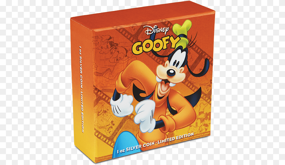 2014 1 Oz Silver Coin Goofy, Box Png