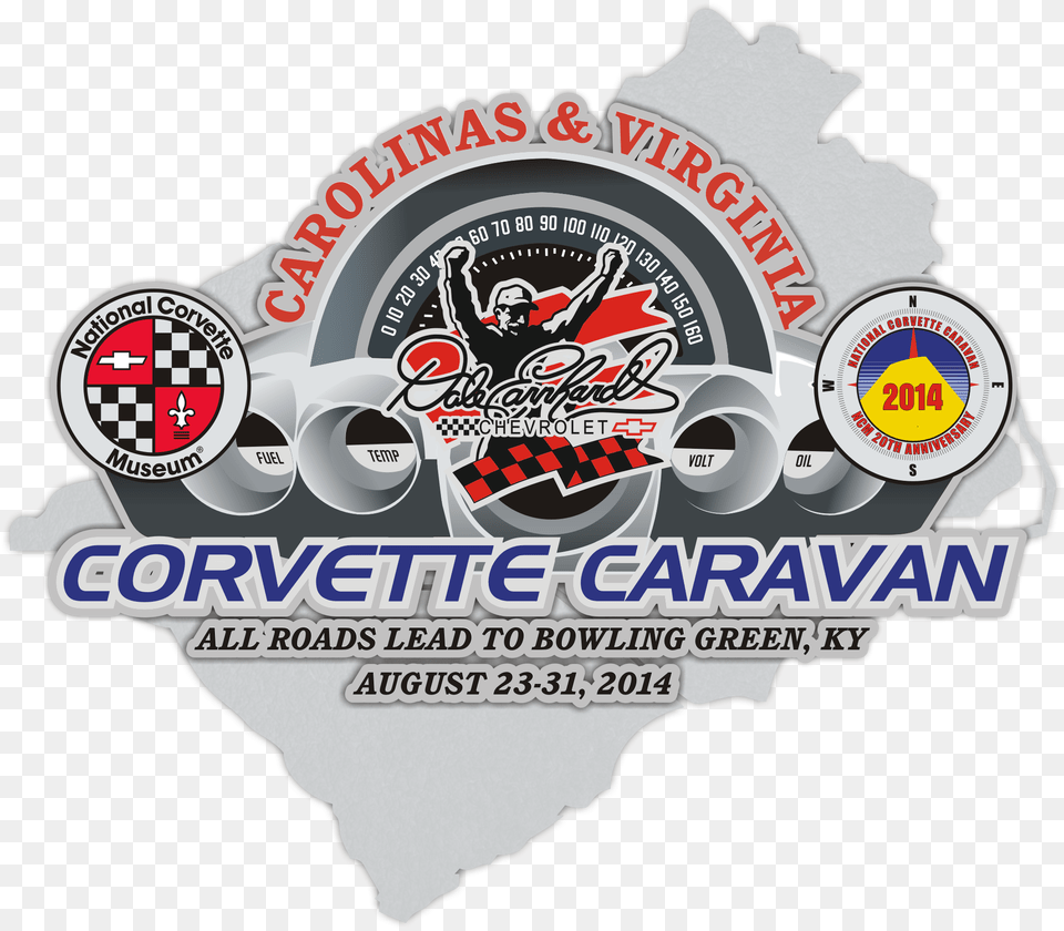 2014 Corvette Caravan Pace Car Dale Earnhardt Chevrolet National Corvette Museum, Badge, Logo, Symbol, Emblem Free Transparent Png