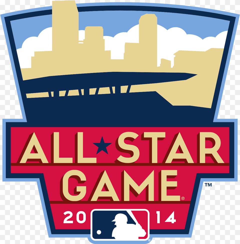 2014 Mlb All Star Game Logo Clipart 2014 Mlb All Star Game Logo, Scoreboard, Architecture, Building, Factory Png Image