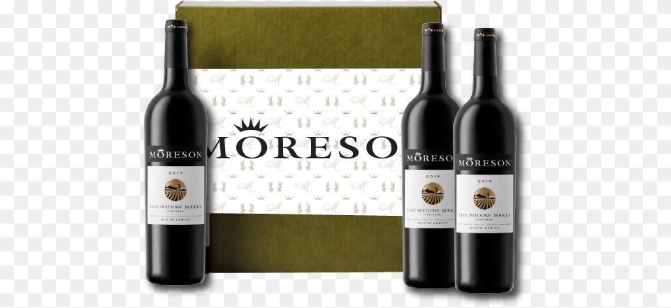2014 Mreson Widow Maker Pinotage Gift Pack, Alcohol, Beverage, Bottle, Liquor Png Image