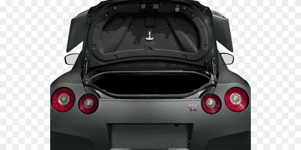 2014 Nissan Gt R 2dr Cpe Black Edition Nissan Gtr Interior Trunk, Car, Car Trunk, Transportation, Vehicle Png Image